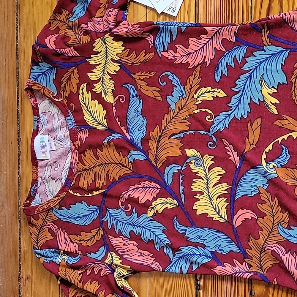 Lularoe Julia Size XXS *Retired Style* Perfect print for fall!